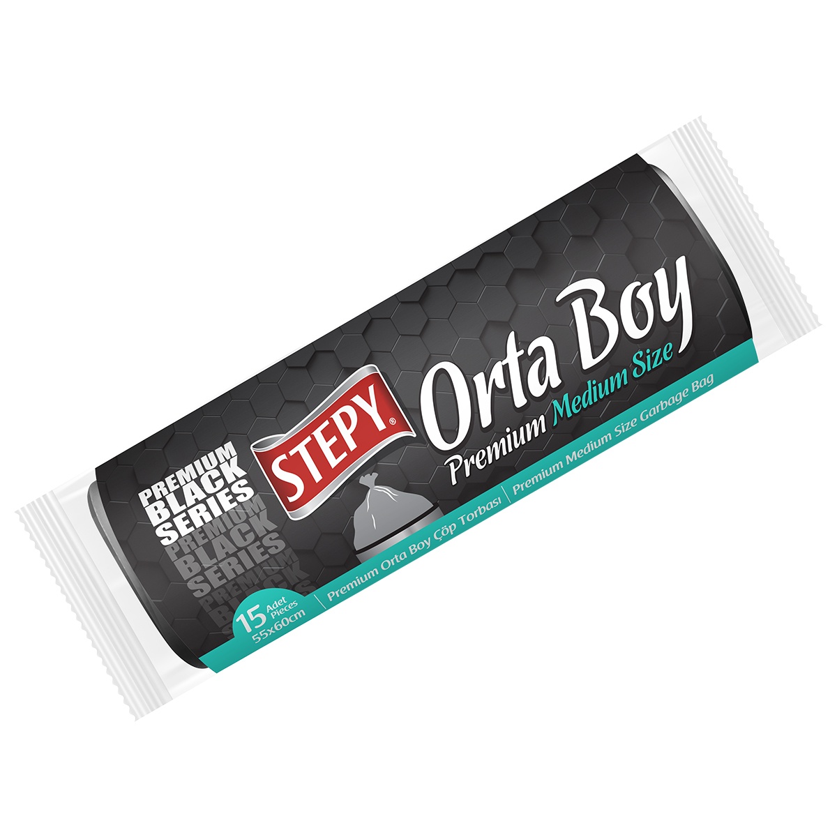 Black Seri Orta Boy Çöp Torbası