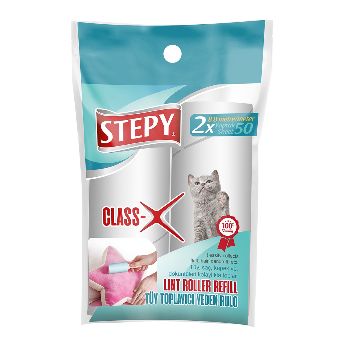 Class-X Tüy Toplayıcı Yedek Rulo (2'li)