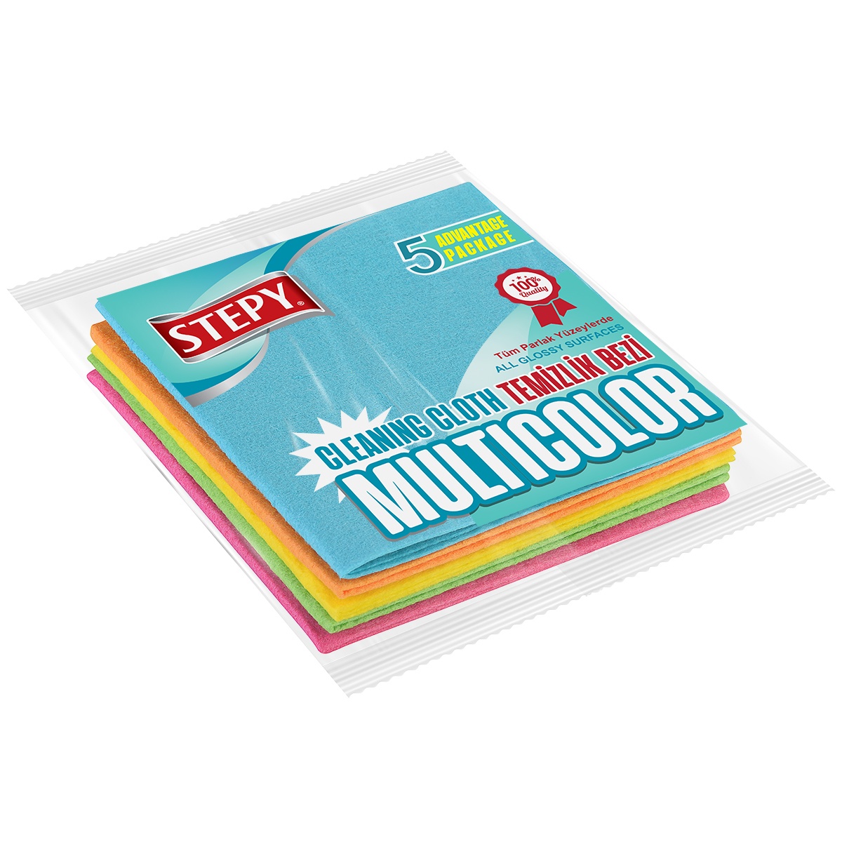 Multicolor 5'li Temizlik Bezi