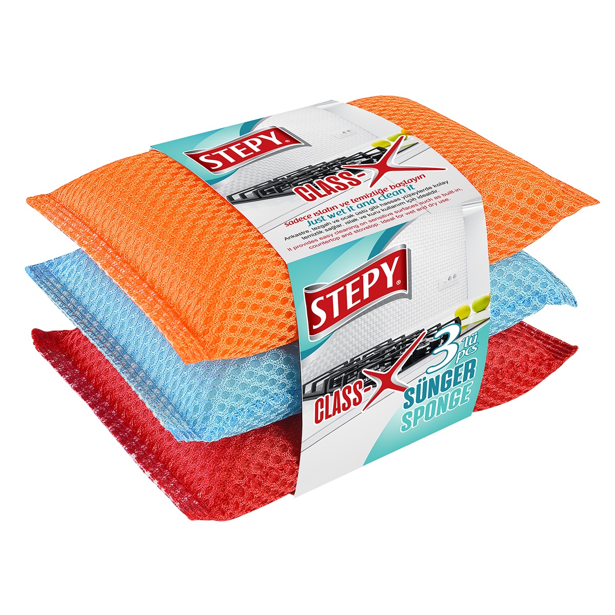 Süperr Sünger 3'lü